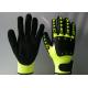 TPR Back Sewing Mechanic Work Gloves Eco Friendly Reducing Hand Fatigue