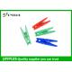 Portable Extra Strong Clothes Pegs Plastic For Laundry PP / TPR Material