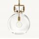 110-240V Suspended Pendant Light Machinist Glass Globe Pendant