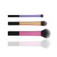 Flat Top Travel Makeup Brush Set / Private Label Makeup Brushes With Portable Pouch