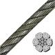 35*k7 32mm Galvanized Compacted Strand Rope Special Cold Heading Steel for Industrial