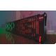 Neon Tube Automatic Motorized Retractable Gate With Dymamic Lighting Effects