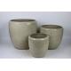 Hand Made Ceramic Glazed Pots Outdoor 9.5 12 15