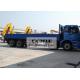 Transporting Materials Lorry Mounted Crane , 11 Meters Lifting Height Boom Truck Crane
