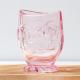 Decorative Glass Fish Shaped Vase Creative Spray Color 4.5 X 3.25 X 5.45 Inch