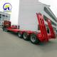 4mm Platform Thickness 150 Ton Low Bed Trailer Dimensions with Wabco Relay Valve