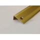 Gold Tile Trim Extruded Aluminium Industrial Profile Angle For Cleanroom Construction