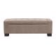 folding  shoes storage ottoman box tufted bench with hydraulic hinge , solid wood bench