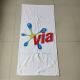 Clean and hygienic beach towels bath 100% cotton print beach towels with logo custom white beach towel