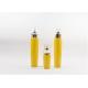 Glossy Yellow 40ml 80ml 120ml Plastic Cosmetic Bottles For Lotion Toner