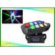 80W Stage LED Moving Head Light 8 Eyes Sound Active Energy Saving