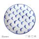 Custom Decal Ceramic Dessert Plates , 8.25 Inch Cream Stoneware Dishes Eco Friendly