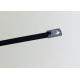 UV Black Metal Cable Ties , Stainless Steel Ties For Banding Electronic Wires