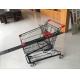 Supermarket Shopping trolley of beautiful coating , 4 swivel autowalk Casters 125L
