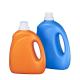 HDPE Liquid Detergent Plastic Bottle Laundry Detergent Bottle With Plastic Cap