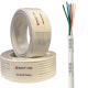 LSZH/LSOH Insulated 16xAWG24 CPR Eca Alarm Cable with 16 Cores and 1*0.5mm Drain Wire