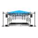 Aluminum Concert Curved Canopy Stage Lighting Truss Roof System