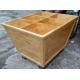 Custom Wooden Supermarket Rice Storage Wooden Display Rack / Rice Holder Container For Store