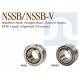 NSSB - V Spherical Ball Bearing Stainless Steel Material Swaged Race Narrow