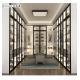 6ft By 6ft High End Walk In Closet Design Shoe Cabinet Glass Door Cloakroom