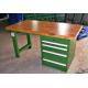 Powder Coating Stainless Steel Industrial Workbenches With Drawers
