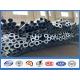 9M 11M 13M Galvanized Electric Power Transmission Steel Pole For Distribution Lines