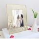 Elegant European Style Brass And Glass Picture Frame Desk Top Display