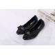 Factory direct made nice quality kidskin shoes women leather shoes pointed shoes