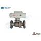 ASME B16.34 SS 304 Electric Ball Valve AC 220V Type For Oil Industry