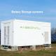 50HZ Rated LFP Battery Energy Storage Station System Solar Power