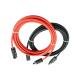 Black / Red DC Solar Cable Used For Solar Panel / Inverter Roll / Drum Packaging