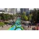 300m inflatable water slide dual lane for sale