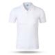 Custom Mercerized Cotton Lapel Embroidered Men's Polo Shirt In Solid Color
