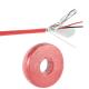 PVC Insulation 2x1.0mm2 Fire Alarm Cable with Solid Copper Conductor and Shielding