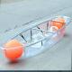 Fast 2 Person Ocean Kayak , Custom Logo Printed Small Plastic Fishing Boat