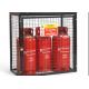 Small Gas Cylinder Cages Propane Tank Storage Easily Assembled / Dissembled
