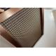 Pre - Crimped Woven Architectural Wire Mesh Panels With Versatile Spine Frame