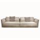 OEM Luxury Living Room Furniture Sets Stainless Steel Decor Sofa Couch