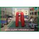 Arch Bridge Design Red 5x3M Inflatable Arch , Oxford Cloth Inflatable Advertising Arch