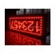Indoor Red P10 LED Moving Message Display Board For School , 3000 nits Luminance