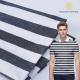 Durable And Stylish Comfortable Cotton Feel Striped Knit Fabric For Polo Shirt