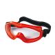 Custom Logo Wide Vision Safety Glasses with Anti-UV/ Anti-Fog Function and PVC Frame