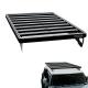 Black AL6063 SS304 4X4 Universal FJ Cruiser Aluminum Alloy Roof Rail Basket for Toyota