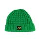 High Quality ACE Factory Price ODM OEM Solid Green Color Unisex Adjustable Custom Logo Beanies Knitted Cap