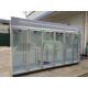 Free Standing Glass Door Refrigerator Showcase Cold Storage Chamber