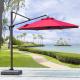 Beer Starbucks Outdoor Garden Patio Umbrella With Red Crank Handle Led Light