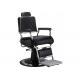 OEM Salon Shop Heavy Duty Barber Chairs Adjustable With Classic Design , Dust Proof
