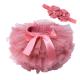 Polyester Infant Girls' Tulle Tutu Skirt Bloomers For Kids Baby Clothing