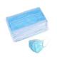 Blue Breathable Disposable Earloop Face Mask For Schools / Food Processing