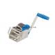 Mini Marine Hand Winch 300kg One Speed Dacromet With Blue Cover Plastic Handle